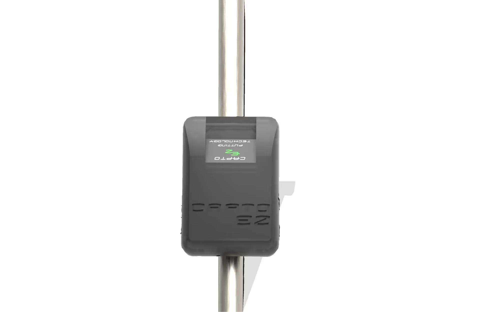 Capto EZ Render showing correct mounting on a putter shaft