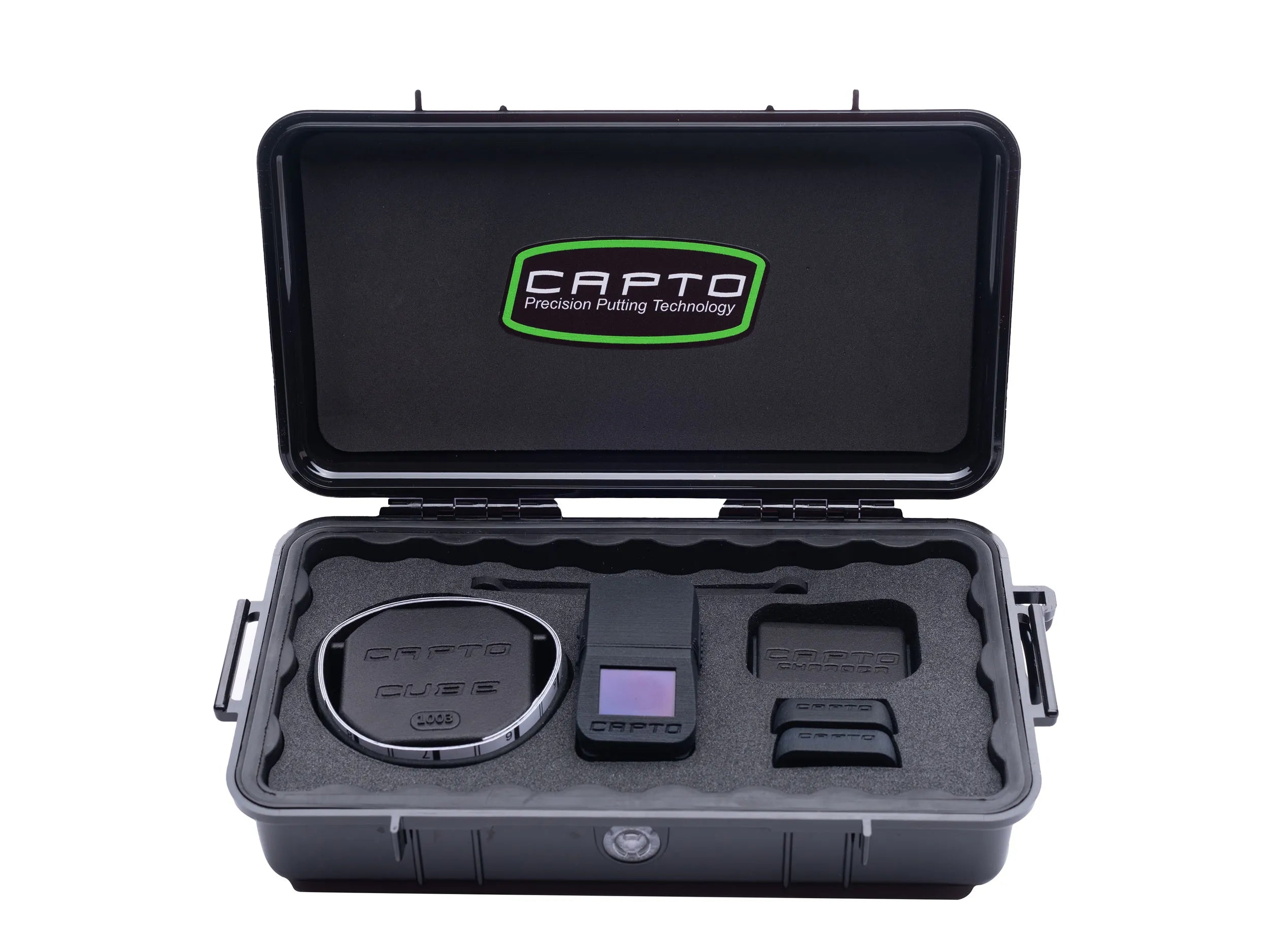 Capto Gen 3 carry case with all the products inside safely protected by foam